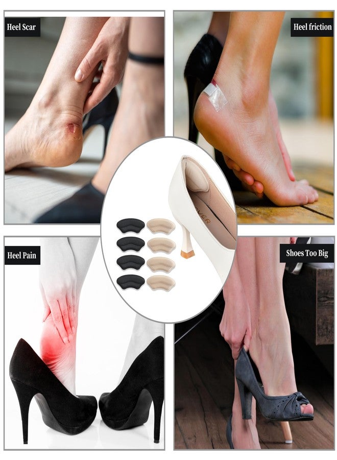 COKUMA Heel Pads for Shoes, Soft and Flexible Heel Grips for Women Shoes Too Big, Relief of Pain for Women and Men, Improved Fit and Comfort, 4 Pairs - Image 5